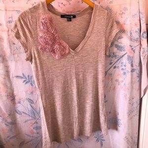 Forever21 Pink V-Neck Top
